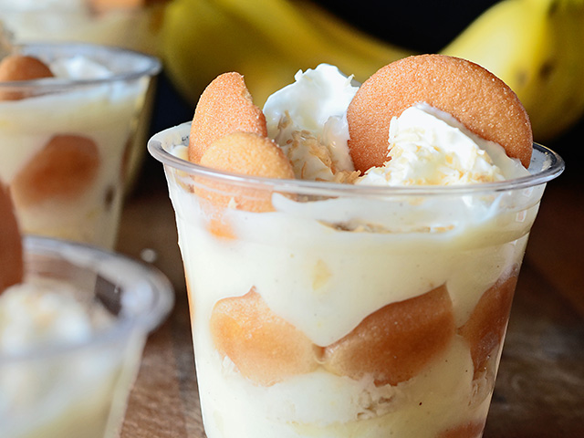 Banana Cream Pudding Cups, Image by Rachel Johnson